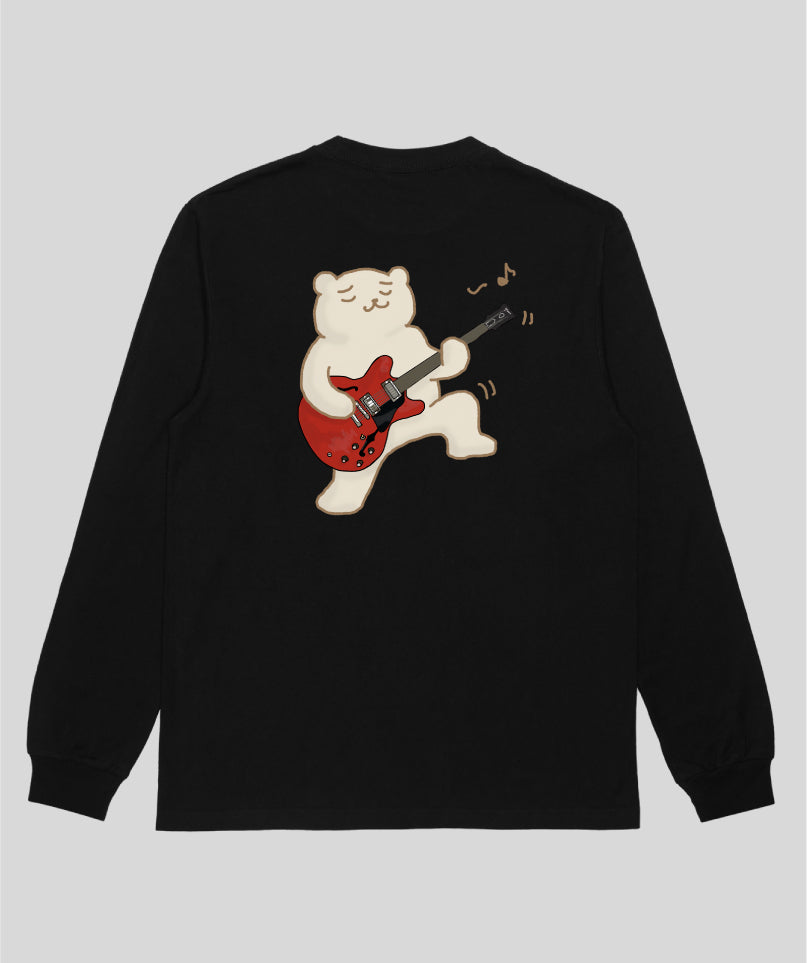 4小節単位ブルース著者のイラスト・ロンT:Back Type