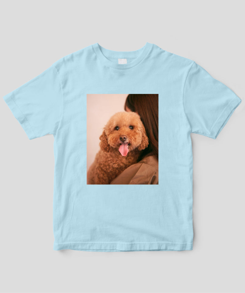 『愛犬まろんちゃんTシャツ/小玉梨々華(わーすた)』ロゴなし