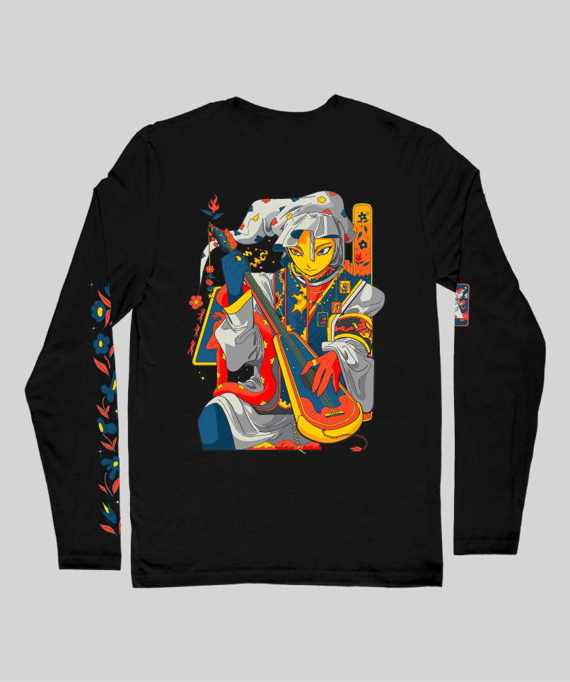 BAKUI「おといろびとのしらべ・歩」長袖Tシャツ