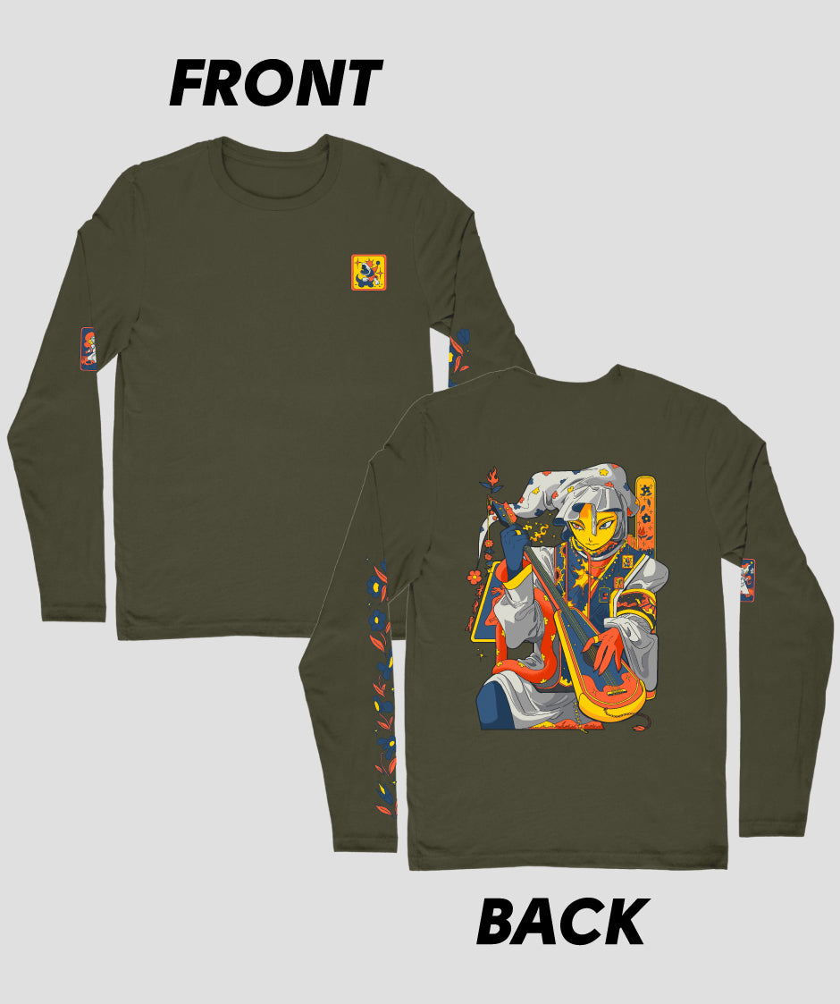 BAKUI「おといろびとのしらべ・歩」長袖Tシャツ