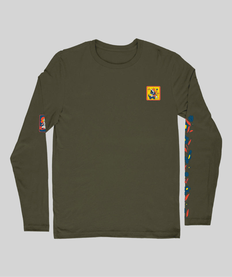 BAKUI「おといろびとのしらべ・歩」長袖Tシャツ