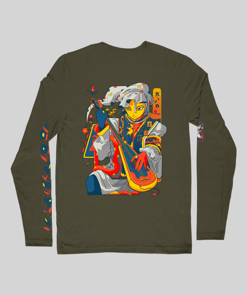 BAKUI「おといろびとのしらべ・歩」長袖Tシャツ