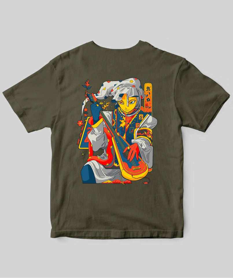 BAKUI「おといろびとのしらべ」半袖Tシャツ