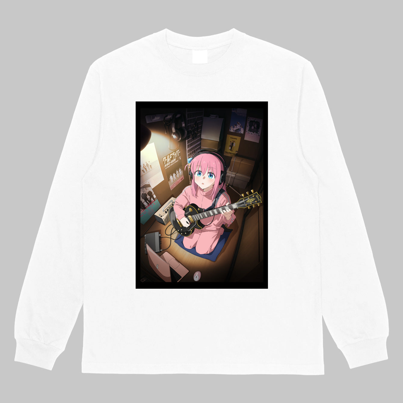 ぼっち・ざ・宅録!✕ ギター・マガジン 長袖Tシャツ <オリジナルピック付き>