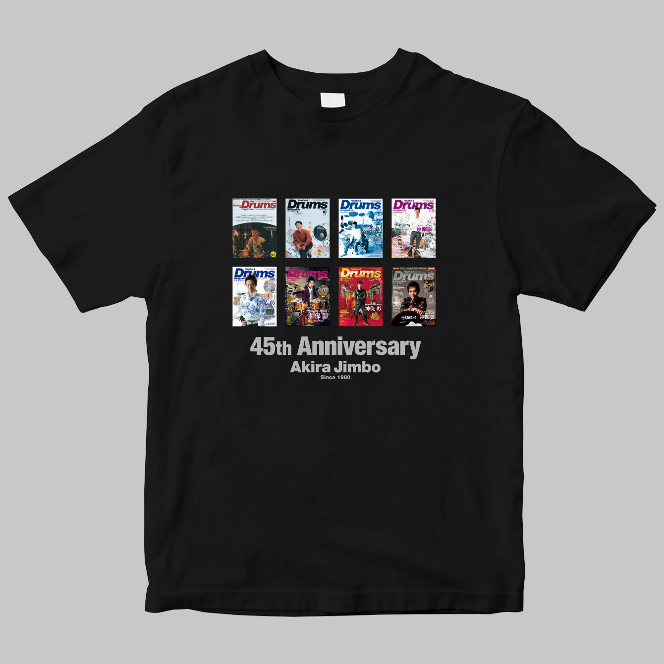 神保 彰 デビュー45周年記念”ドラマガ表紙”半袖Tシャツ