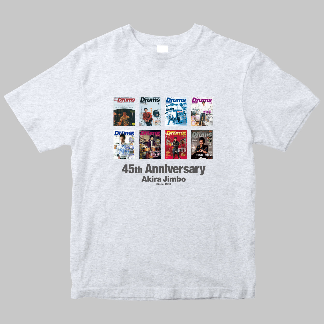 神保 彰 デビュー45周年記念”ドラマガ表紙”半袖Tシャツ