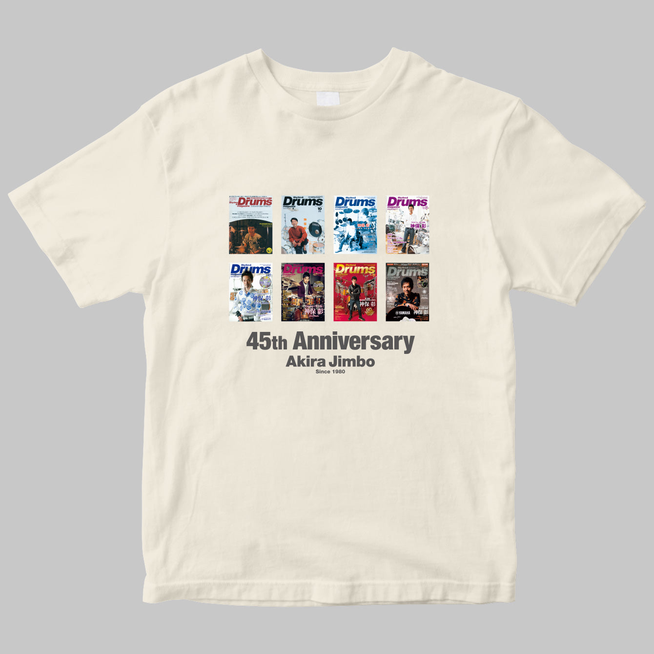 神保 彰 デビュー45周年記念”ドラマガ表紙”半袖Tシャツ
