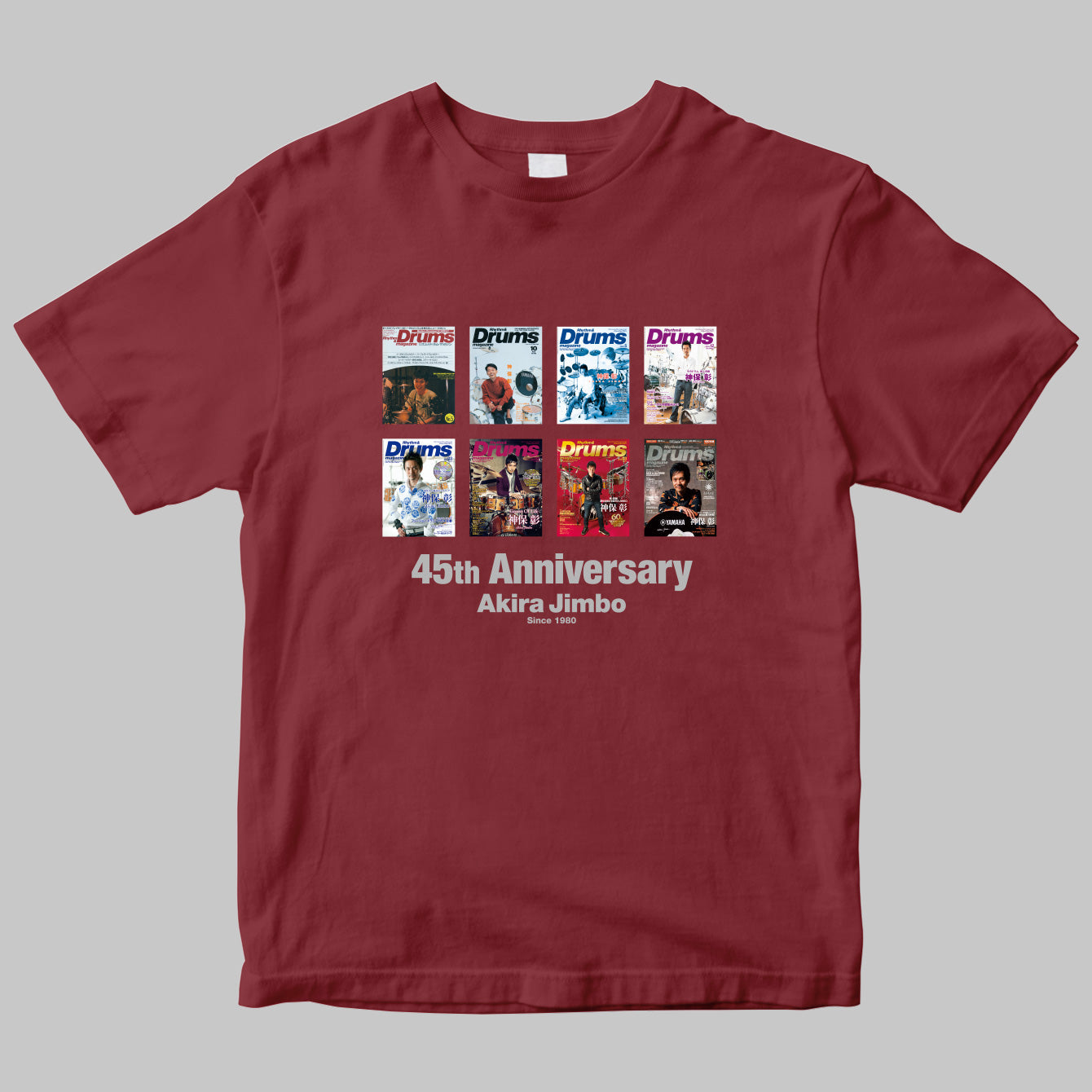 神保 彰 デビュー45周年記念”ドラマガ表紙”半袖Tシャツ