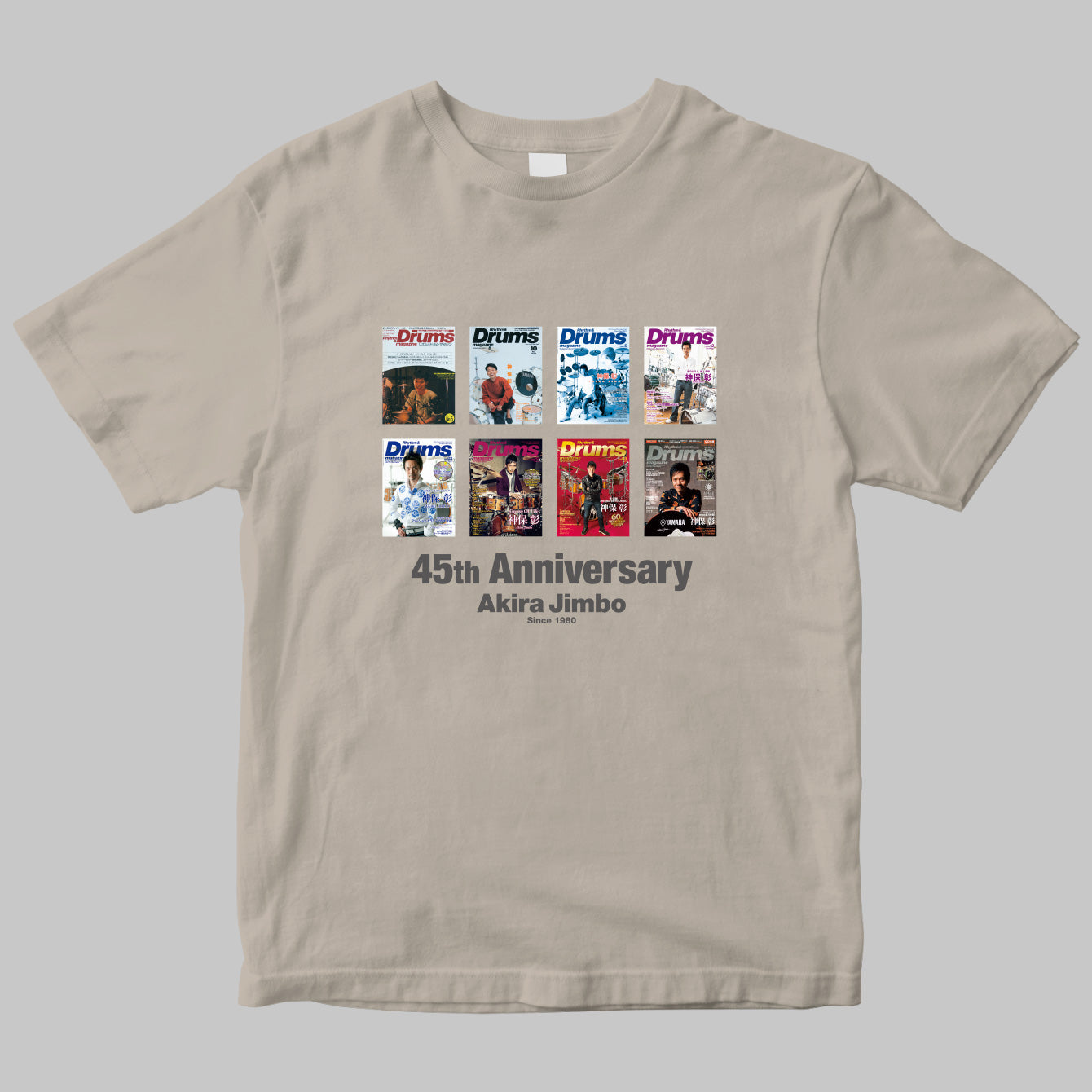 神保 彰 デビュー45周年記念”ドラマガ表紙”半袖Tシャツ