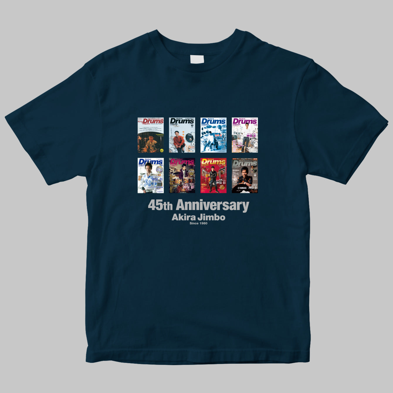 神保 彰 デビュー45周年記念”ドラマガ表紙”半袖Tシャツ