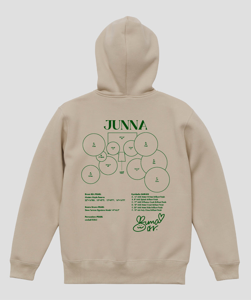 Drummer's Set Up Vol.18 JUNNA “Hoodie”