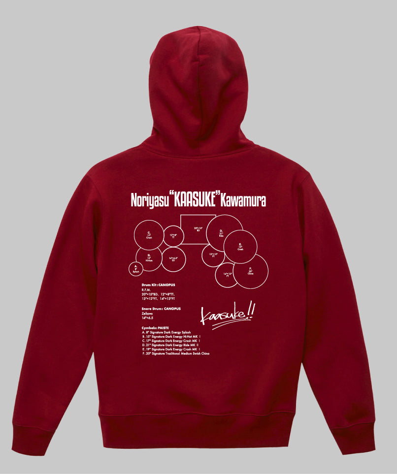 Drummer's Set Up Vol.19 河村 “カースケ” 智康 “Hoodie”