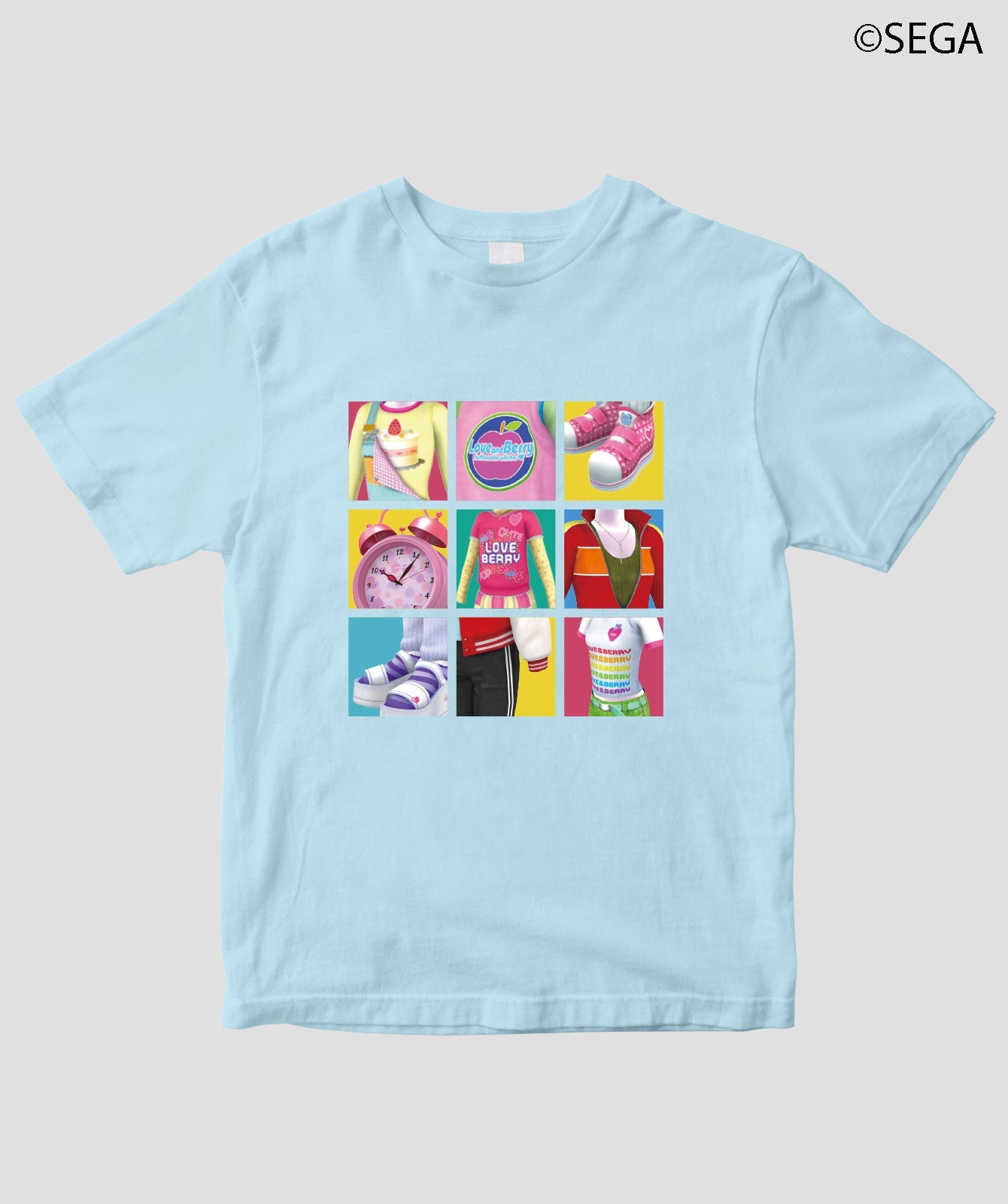 『オシャレ魔女 ラブ and ベリー コラージュTシャツA』