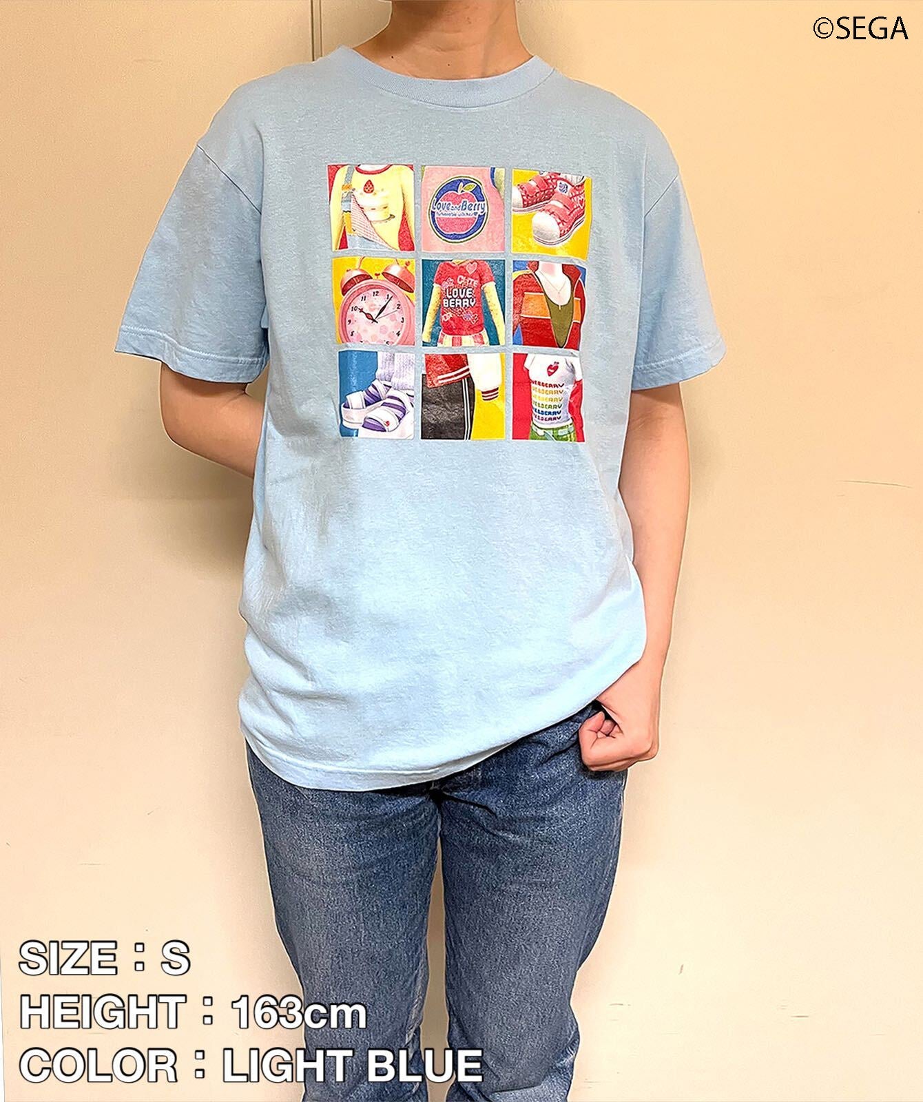 『オシャレ魔女 ラブ and ベリー コラージュTシャツA』
