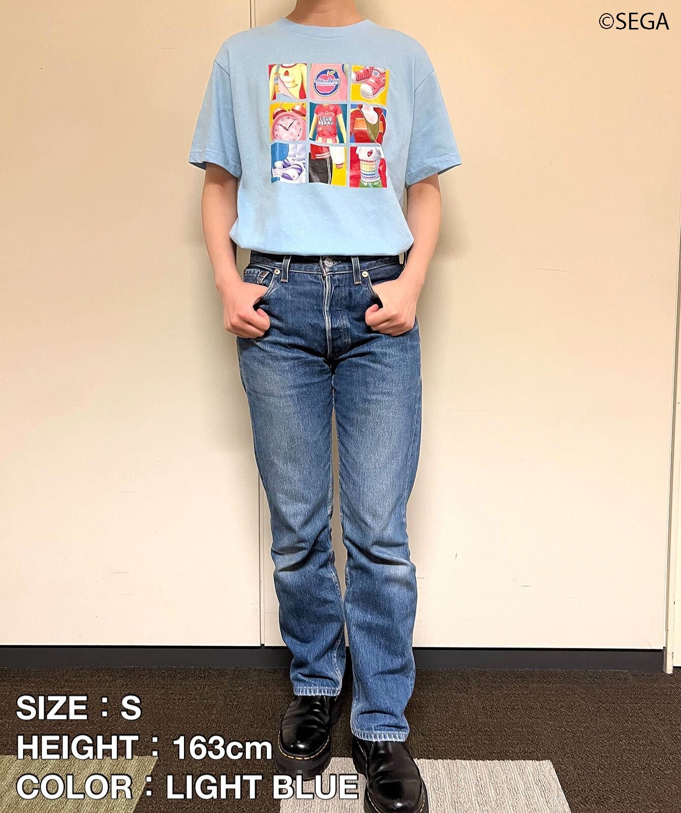 『オシャレ魔女 ラブ and ベリー コラージュTシャツA』