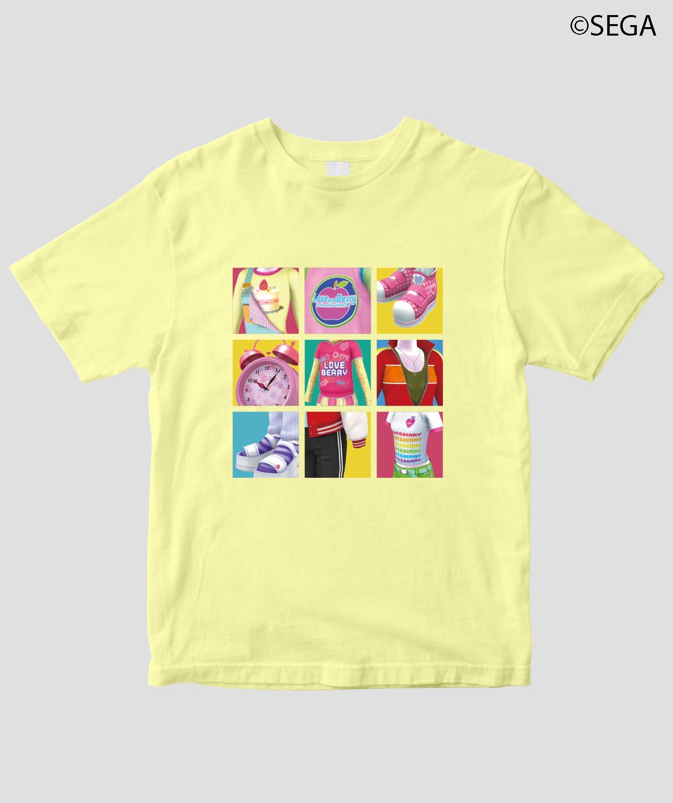 『オシャレ魔女 ラブ and ベリー コラージュTシャツA』