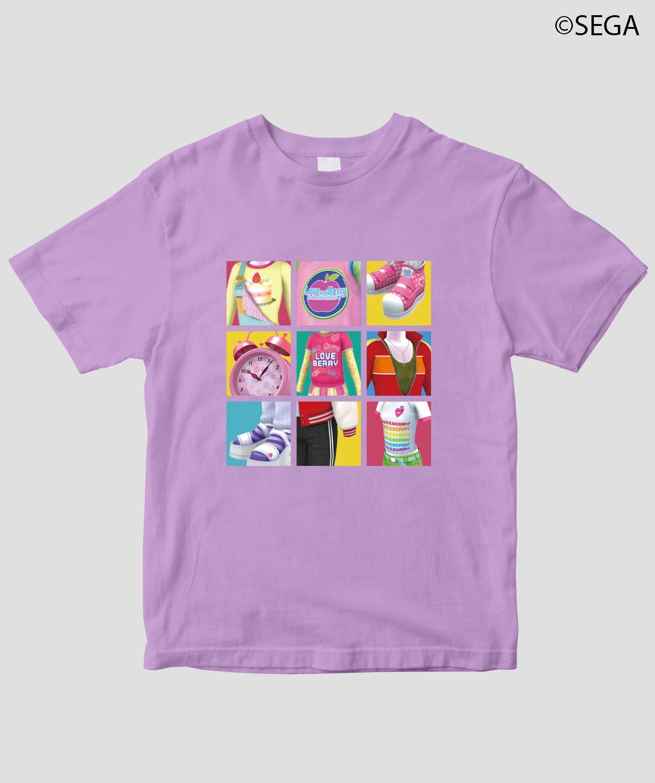 『オシャレ魔女 ラブ and ベリー コラージュTシャツA』