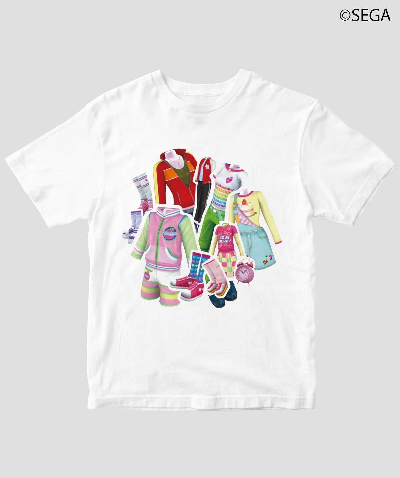 オシャレ魔女 ラブ and ベリー コラージュTシャツB』 – T-OD