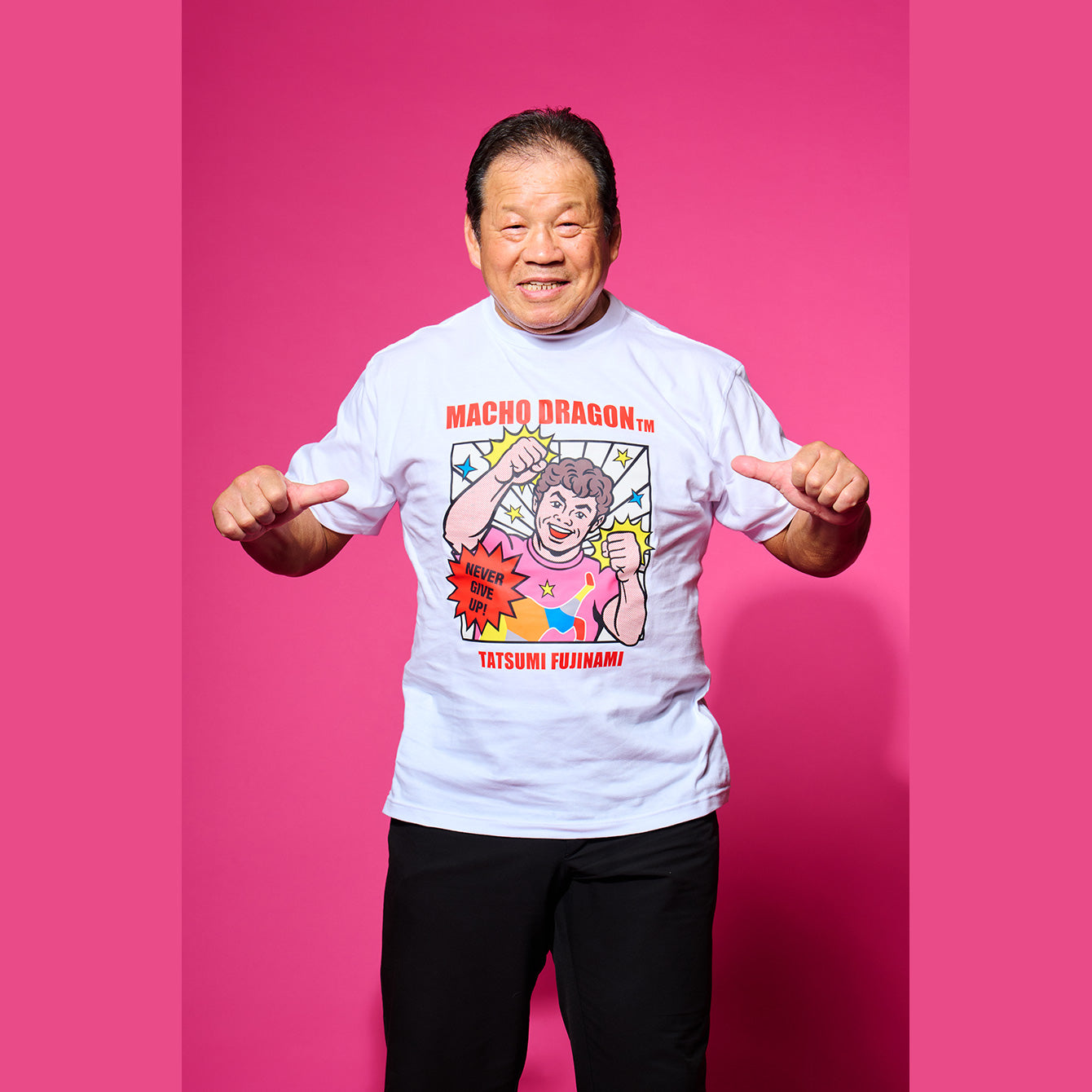 マッチョ・ドラゴン×スージー甘金 イラストTシャツ