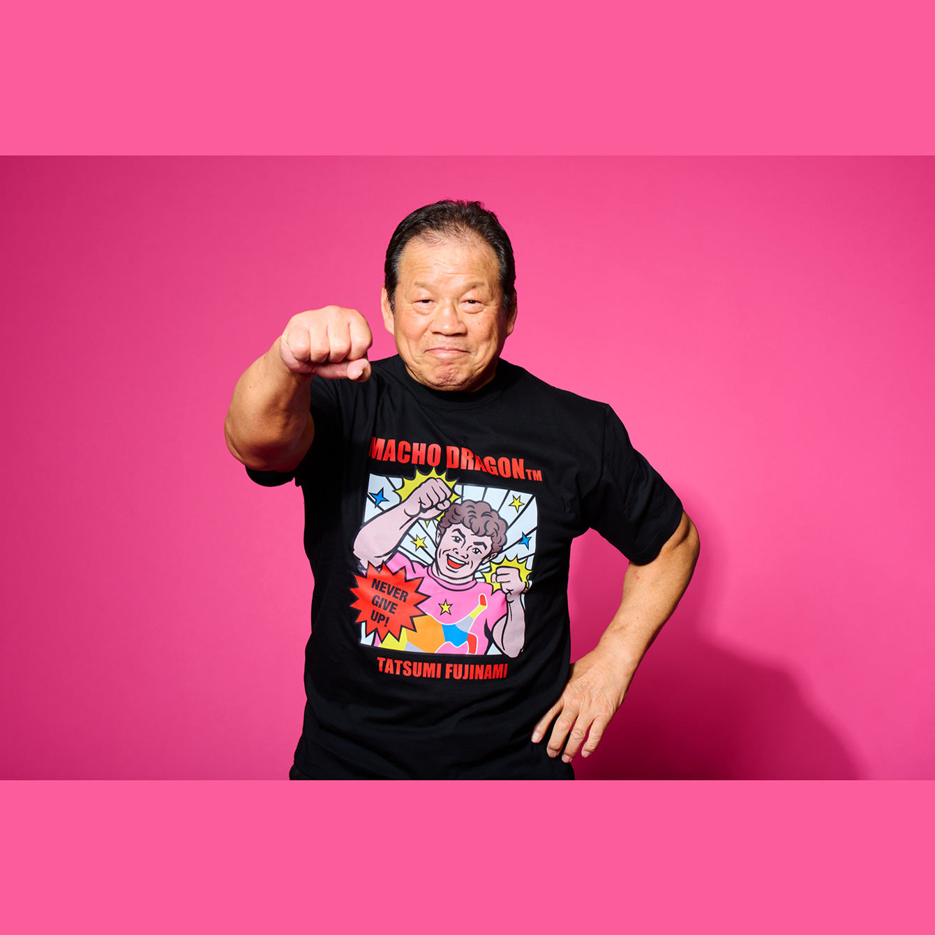 マッチョ・ドラゴン×スージー甘金 イラストTシャツ