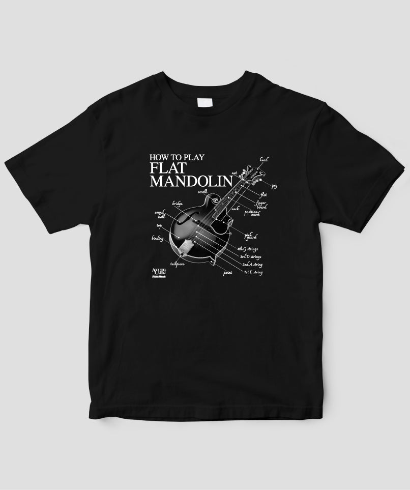 HOW TO PLAY フラット・マンドリンTシャツ Type A