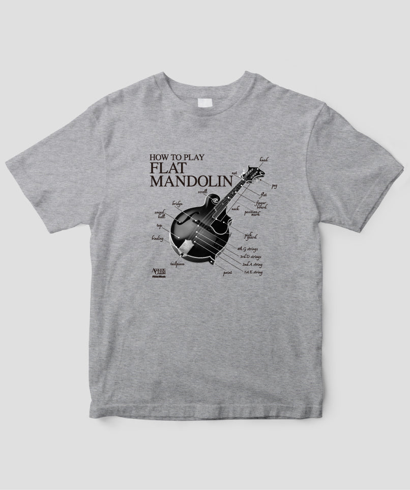 HOW TO PLAY フラット・マンドリンTシャツ Type A