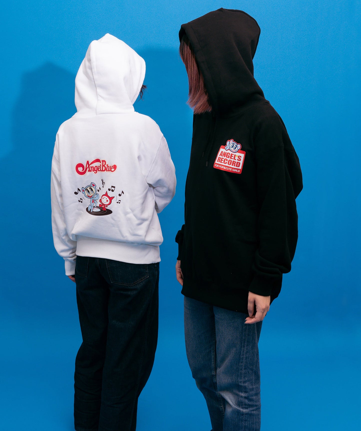 エンジェルブルー・ナカムラくんレコードショップパーカー