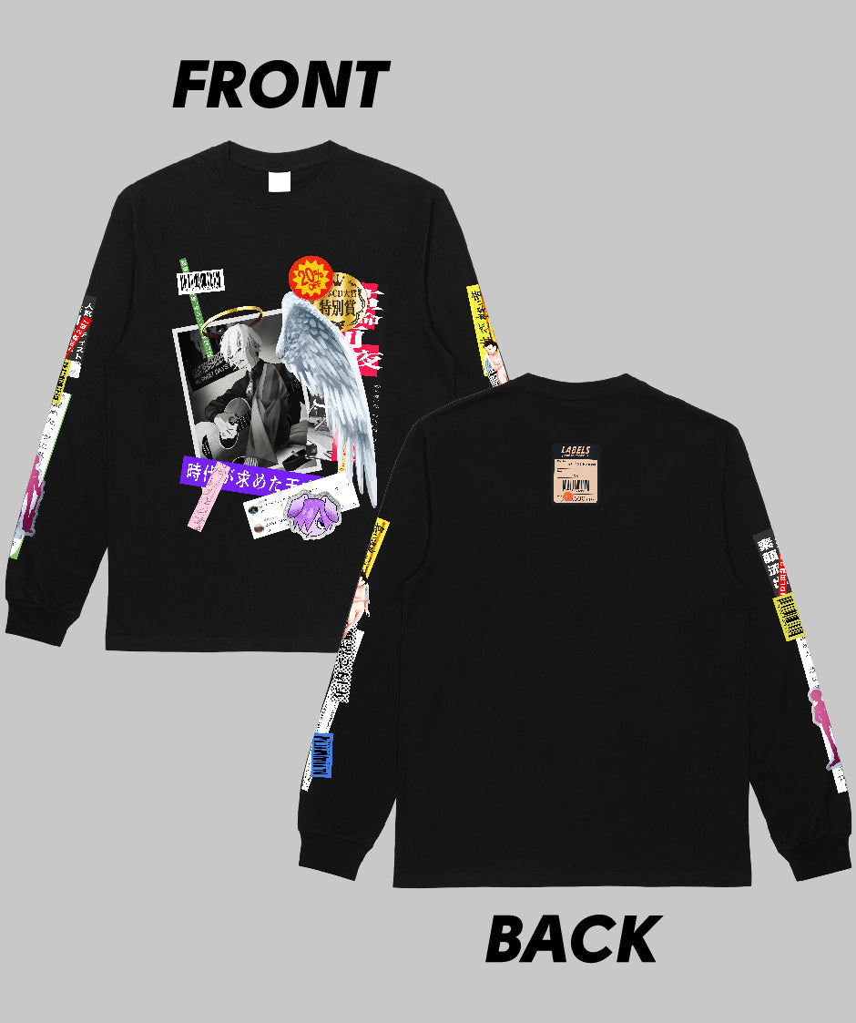しまぐち ニケ「LABEL」長袖Tシャツ