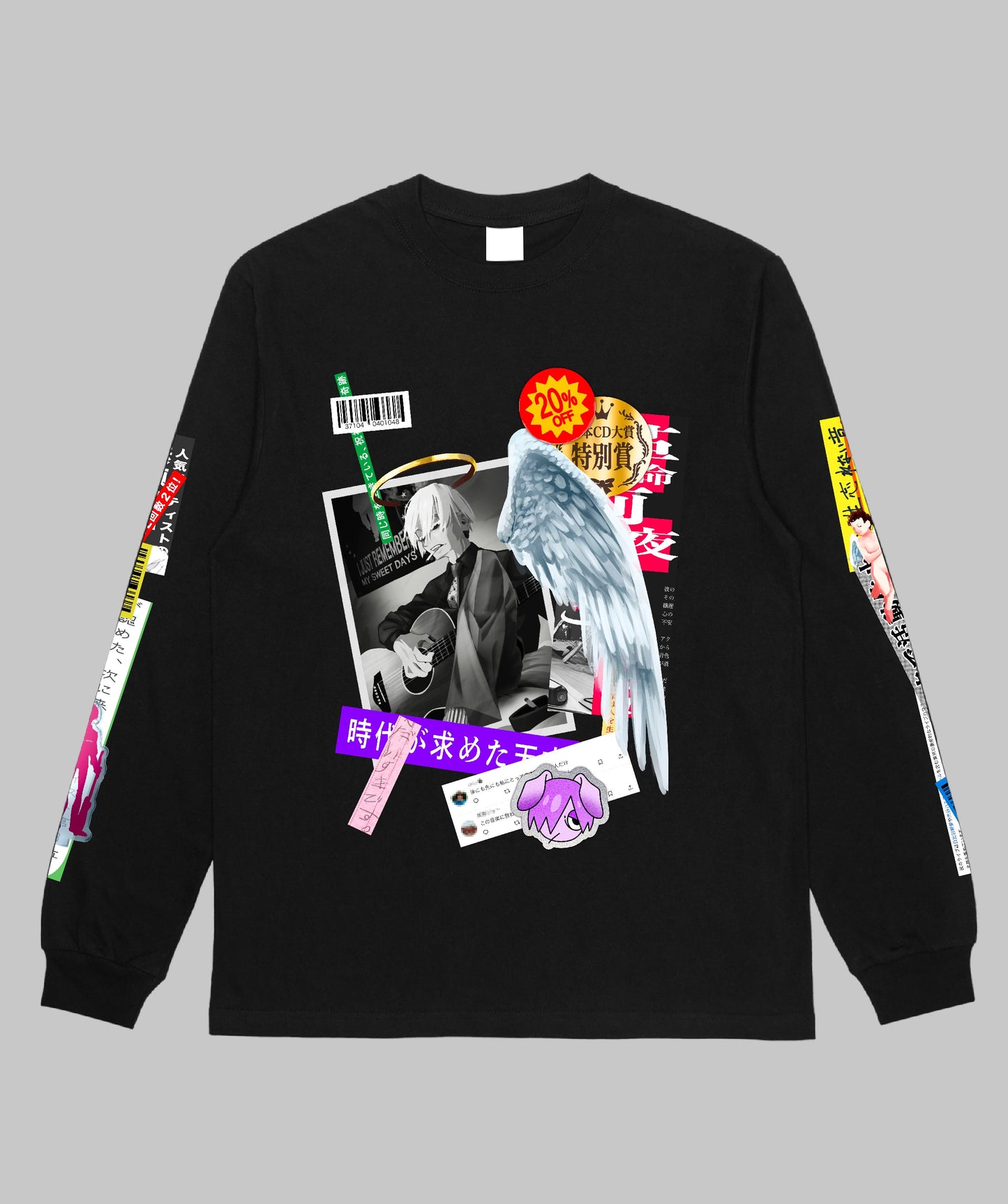 しまぐち ニケ「LABEL」長袖Tシャツ
