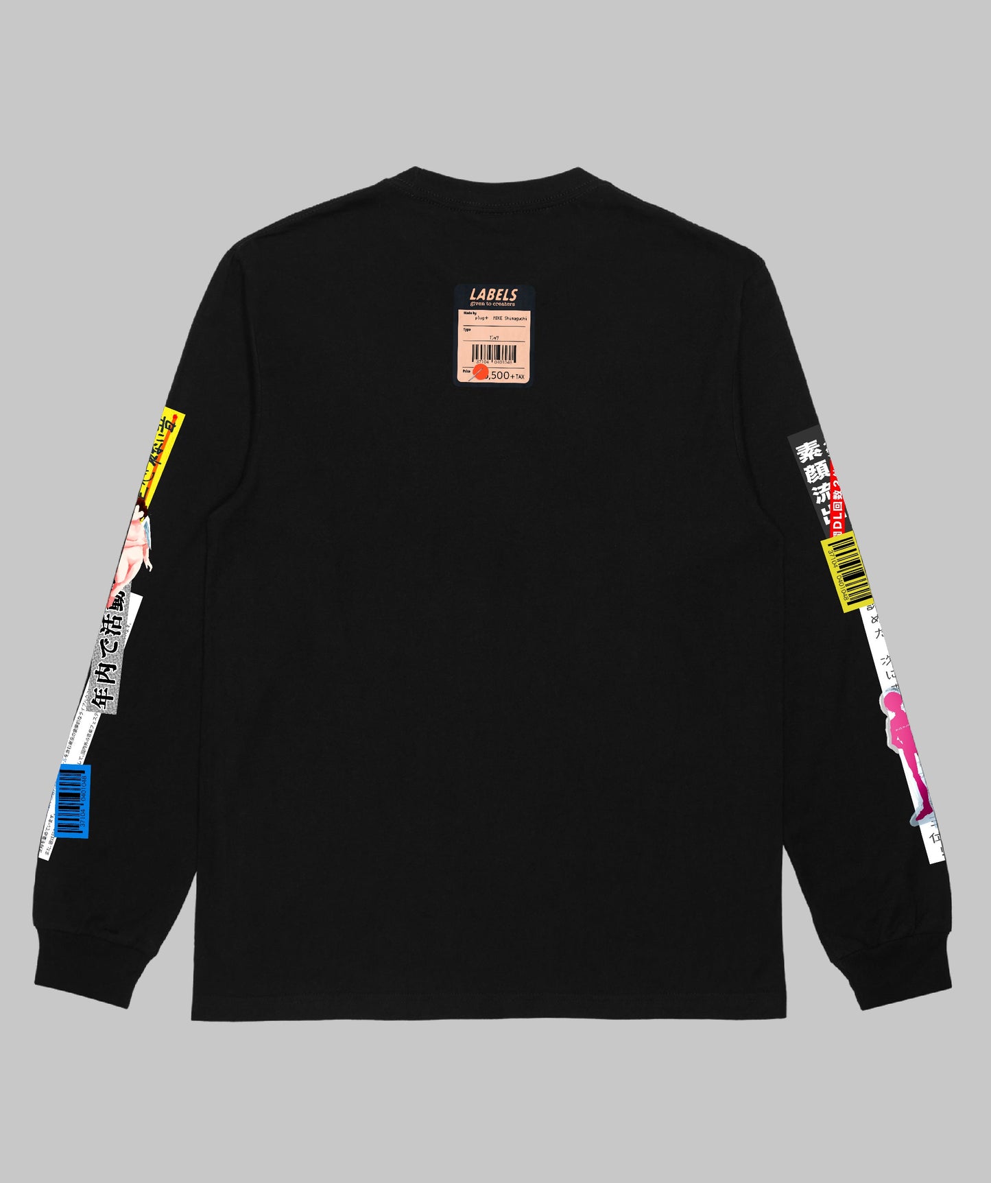 しまぐち ニケ「LABEL」長袖Tシャツ