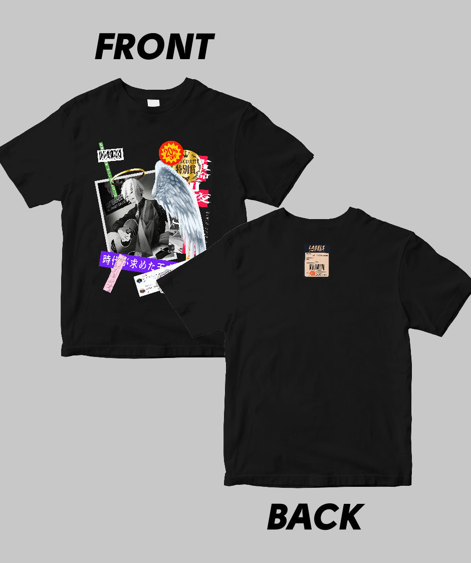しまぐち ニケ「LABEL」半袖Tシャツ