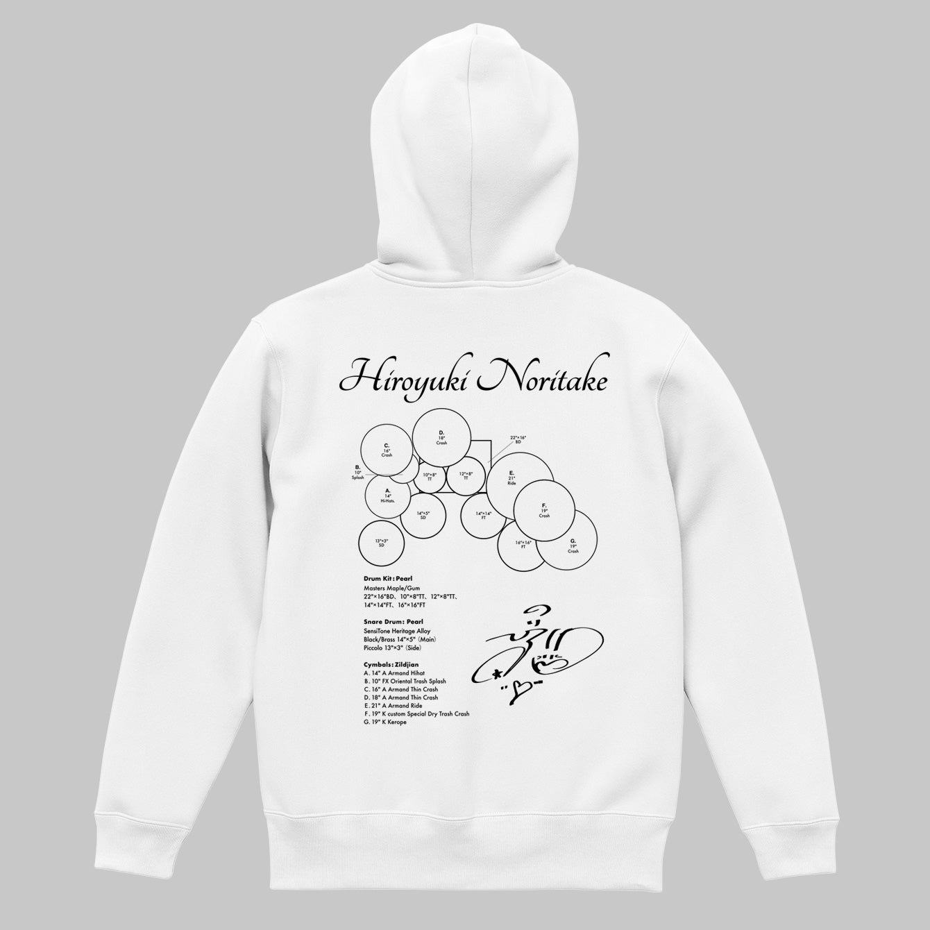 Drummer's Set Up Vol.30 則竹 裕之 “Hoodie”