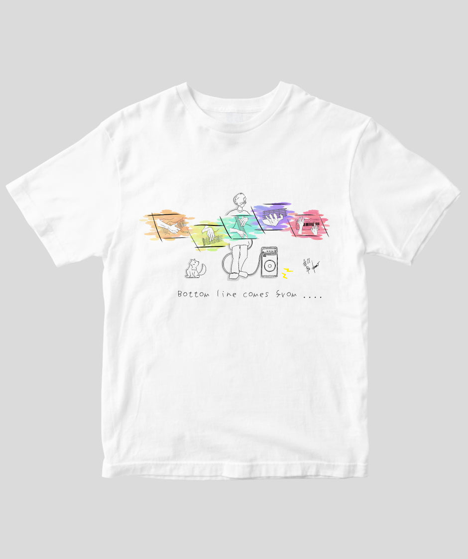 “Hands of Bassist”Tシャツ(半袖)