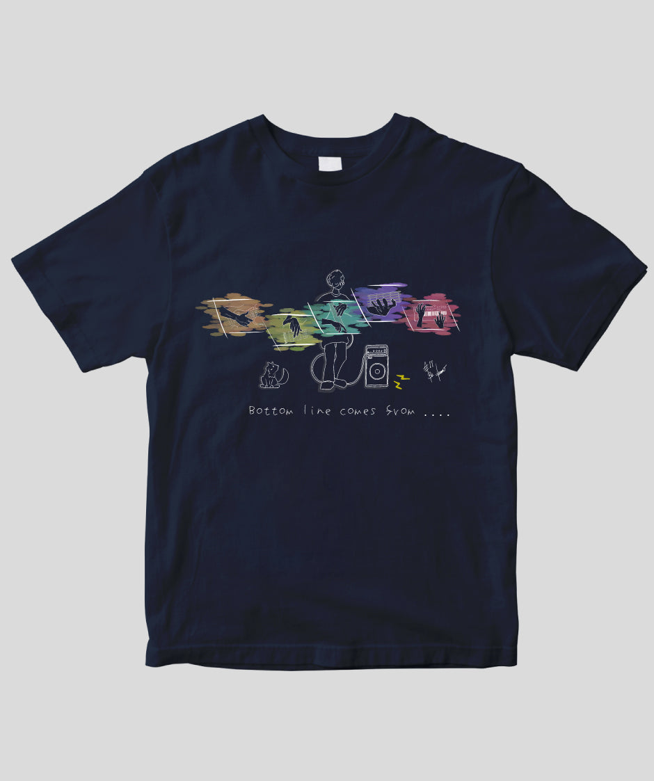 “Hands of Bassist”Tシャツ(半袖)