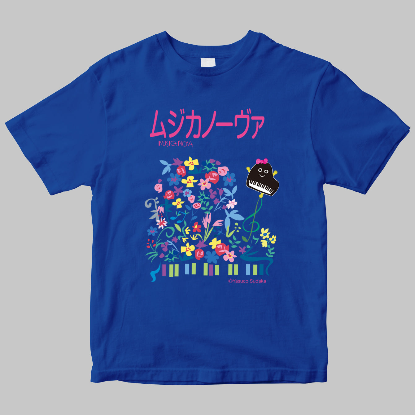 「ムジカノーヴァ(MUSICA NOVA)」のロゴTシャツ(イラストB)