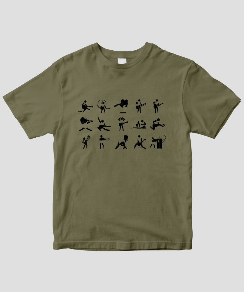 ピクトグラムで愛でるギター・パフォーマンスの世界 / 15 pictograms