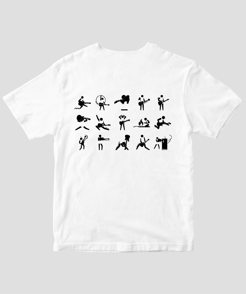 【両面パターン】ピクトグラムで愛でるギター・パフォーマンスの世界 / POWER STANCE