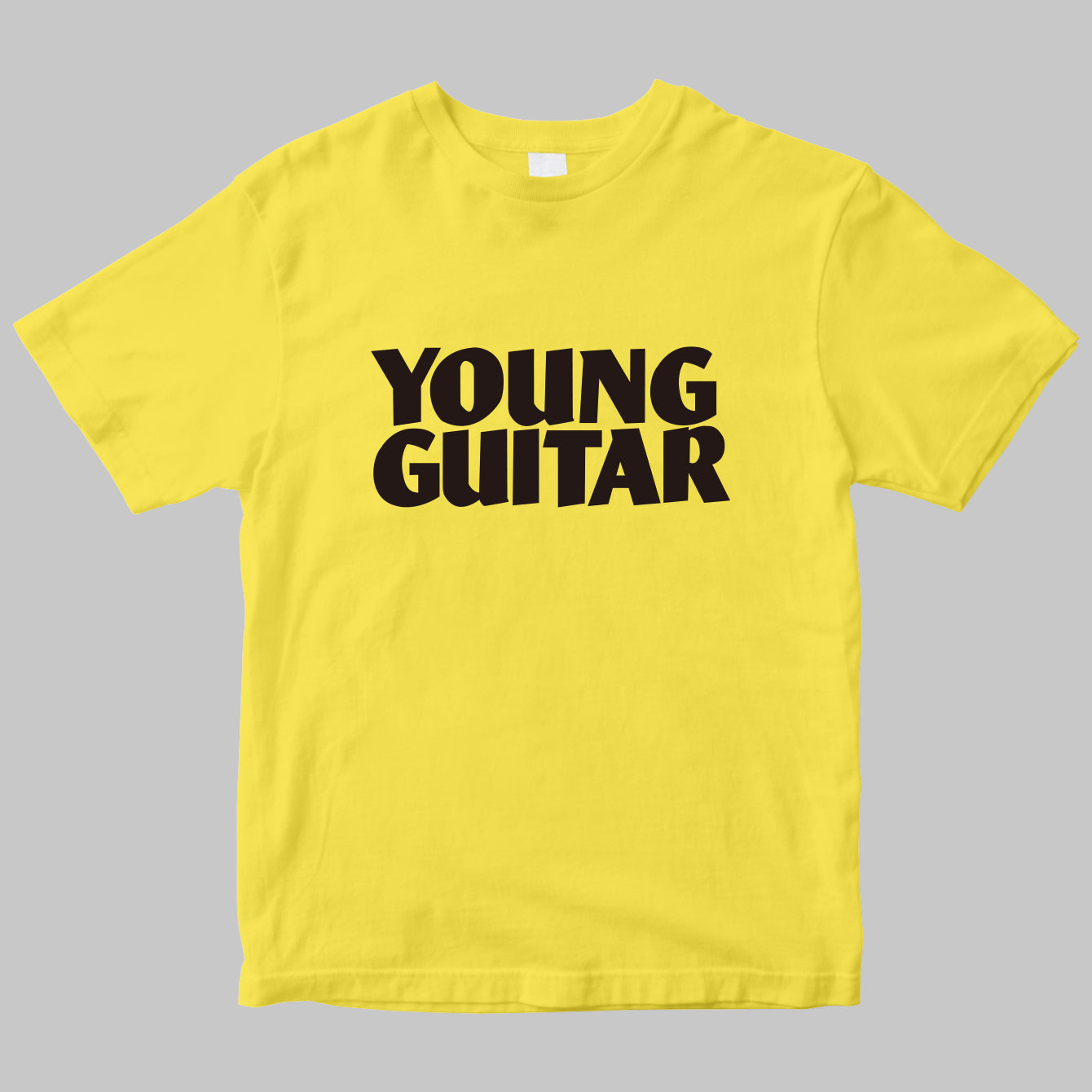 月刊「ヤング・ギター」のロゴTシャツ
