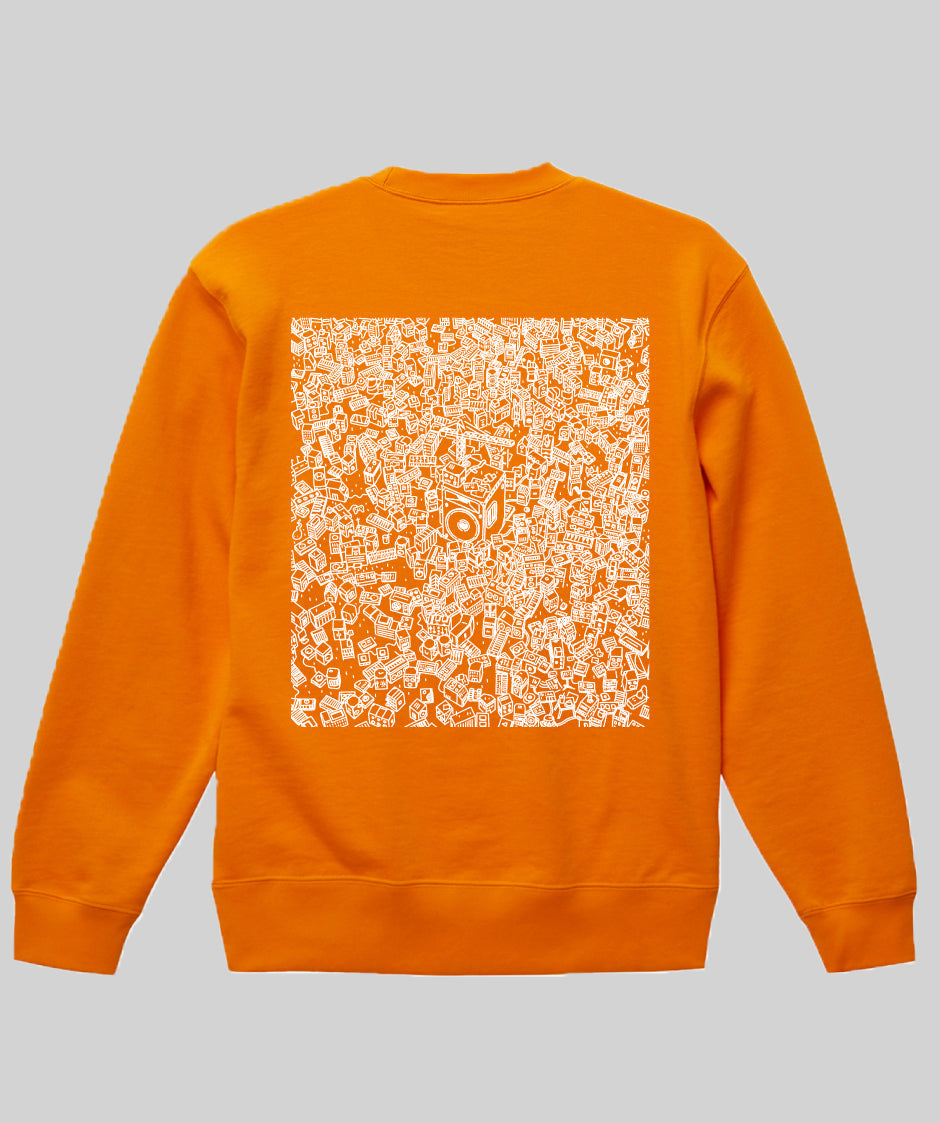 機材がいっぱいスウェット(バックプリント)