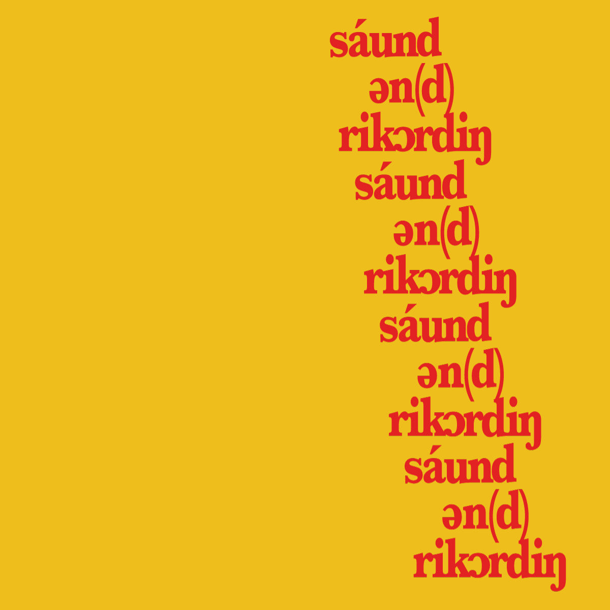 sáund ən(d) rikɔ́rdiŋ T