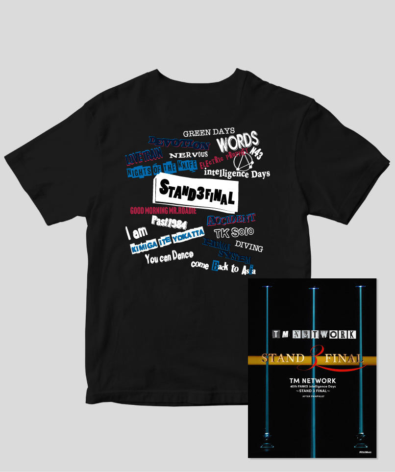 【期間限定:2024年3月15日まで】書籍『TM NETWORK 40th FANKS intelligence Days〜STAND 3 FINAL〜 AFTER PAMPHLET』+セットリストTシャツ
