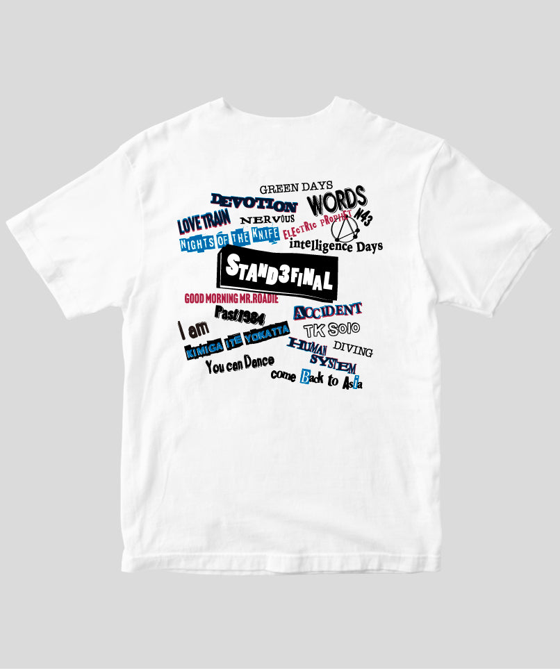 【期間限定:2024年8月31日まで】TM NETWORK 40th FANKS intelligence Days 〜STAND 3 FINAL〜 セットリストTシャツ