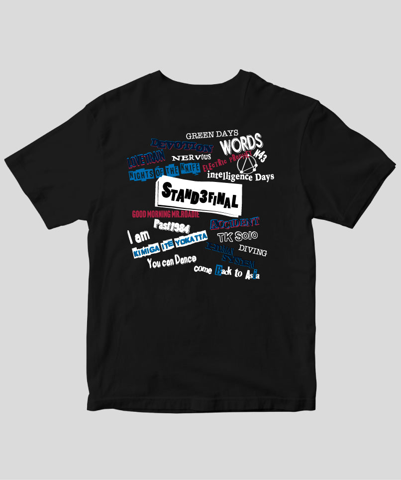 【期間限定:2024年8月31日まで】TM NETWORK 40th FANKS intelligence Days 〜STAND 3 FINAL〜 セットリストTシャツ