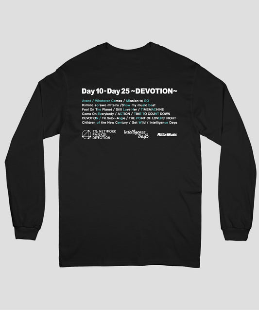 【期間限定:2024年4月20日まで】TM NETWORK 40th FANKS intelligence Days 〜DEVOTION〜 セットリストロンT