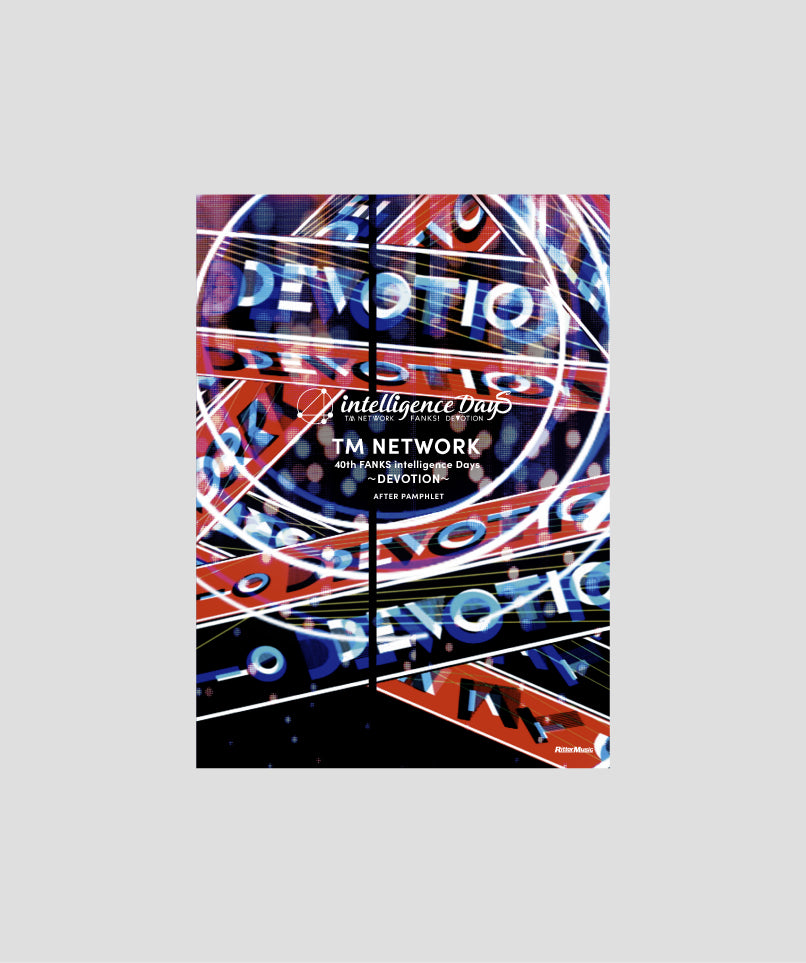 【期間限定:2023年12月7日まで】書籍『TM NETWORK 40th FANKS intelligence Days〜DEVOTION〜 AFTER PAMPHLET』+セットリストパーカー