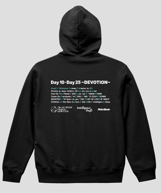 【期間限定:2024年4月20日まで】TM NETWORK 40th FANKS intelligence Days 〜DEVOTION〜 セットリストパーカー