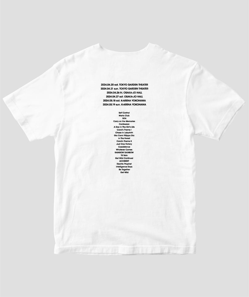 【期間限定:2024年10月31日まで】TM NETWORK 40th FANKS intelligence Days 〜YONMARU〜 セットリストTシャツ
