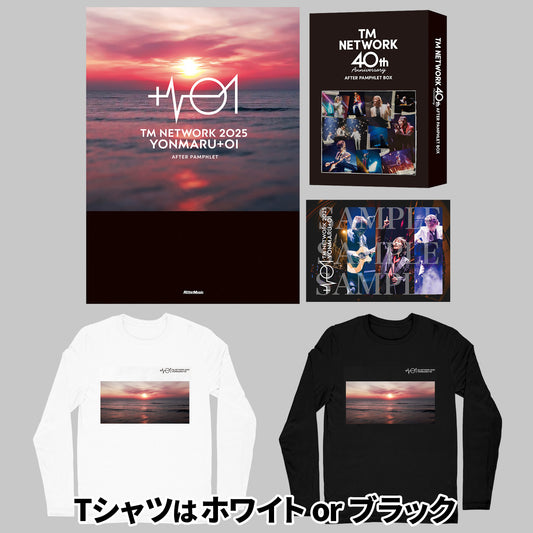 【期間限定:2025年5月25日まで】書籍『TM NETWORK 2025 YONMARU+01 AFTER PAMPHLET 限定版』+セットリスト・ロンT【セット販売】