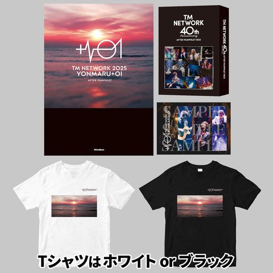 【期間限定:2025年5月25日まで】書籍『TM NETWORK 2025 YONMARU+01 AFTER PAMPHLET 限定版』+セットリストTシャツ【セット販売】