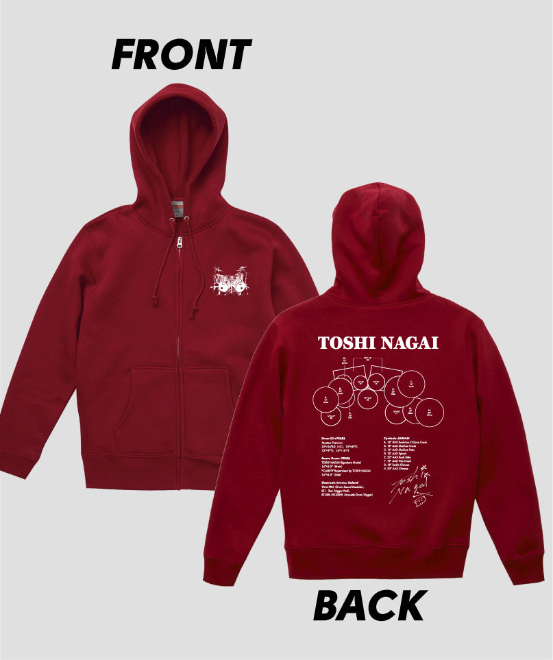 Drummer's Set Up Vol.20 TOSHI NAGAI “Hoodie”